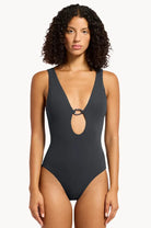Jets Jets Jetset Lien Plunge One Piece Jets Jetset Lien Plunge One Piece Splash Swimwear One Piece