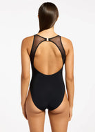 Jets Jets Jetset Lure High Neck One Piece - Black Jets Jetset Lure High Neck One Piece - Black Splash Swimwear Womens Swimwear