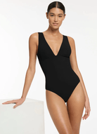 Jets Jets Jetset Multifit Plunge One Piece - Black Jets Jetset Multifit Plunge One Piece - Black Splash Swimwear Womens Swimwear