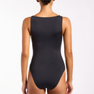 Jets Jets Jetset Smooth Boat Neck One Piece - Black Jets Jetset Smooth Boat Neck One Piece - Black Splash Swimwear One Piece