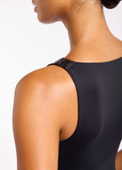 Jets Jets Jetset Smooth Boat Neck One Piece - Black Jets Jetset Smooth Boat Neck One Piece - Black Splash Swimwear One Piece
