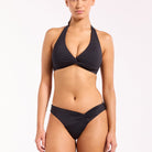 Jets Jets Jetset Smooth Twist Front Halter Bikini Top Jets Jetset Smooth Twist Front Halter Bikini Top Splash Swimwear Bikini Tops