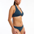 Jets Jets Jetset Smooth Twist Front Halter Bikini Top Jets Jetset Smooth Twist Front Halter Bikini Top Splash Swimwear Bikini Tops
