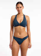 Jets Jets Jetset Smooth Twist Front Hipster Bikini Bottom Jets Jetset Smooth Twist Front Hipster Bikini Bottom Splash Swimwear Bikini Bottoms