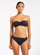 Jets Jets Jetset Smooth U-Trim Bikini Bottom - Black Jets Jetset Smooth U-Trim Bikini Bottom - Black Splash Swimwear Bikini Bottoms