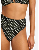 Jets Jets Mirage High Waist High Leg Pant - Cacti Jets Mirage High Waist High Leg Pant - Cacti Splash Swimwear Womens Swimwear