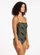 Jets Jets Mirage Minimal Tank One Piece- Cacti Jets Mirage Minimal Tank One Piece- Cacti Splash Swimwear Womens Swimwear