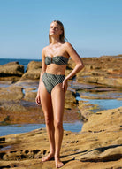 Jets Jets Mirage U/Trim Bandeau Top - Cacti Jets Mirage U/Trim Bandeau Top - Cacti Splash Swimwear Womens Swimwear