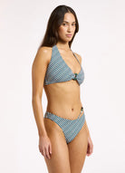 Jets Jets Onda Halter Tie Top - Poolside Jets Onda Halter Tie Top - Poolside Splash Swimwear Bikini Tops