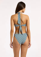 Jets Jets Onda Halter Tie Top - Poolside Jets Onda Halter Tie Top - Poolside Splash Swimwear Bikini Tops