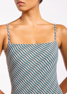 Jets Jets Onda Minimal Tank One Piece - Poolside Jets Onda Minimal Tank One Piece - Poolside Splash Swimwear One Piece