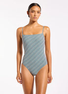 Jets Jets Onda Minimal Tank One Piece - Poolside Jets Onda Minimal Tank One Piece - Poolside Splash Swimwear One Piece