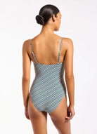 Jets Jets Onda Minimal Tank One Piece - Poolside Jets Onda Minimal Tank One Piece - Poolside Splash Swimwear One Piece
