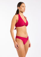 JETS Jets Shine Twist Front Hipster Bikini Bottom Jets Shine Twist Front Hipster Bikini Bottom Splash Swimwear Swimwear