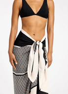 Jets Jets Spring Geo Long Sarong - Black J61430.Black Jets Spring Geo Long Sarong - Black Splash Swimwear Womens Swimwear O/S 9360519155549