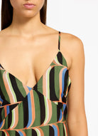 Jets Jets Urban Geo Slip Maxi Dress - Cacti Jets Urban Geo Slip Maxi Dress - Cacti Splash Swimwear Womens Swimwear