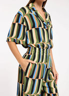 Jets Jets Urban Geo Wide Leg Pant - Cacti Jets Urban Geo Wide Leg Pant - Cacti Splash Swimwear Womens Swimwear