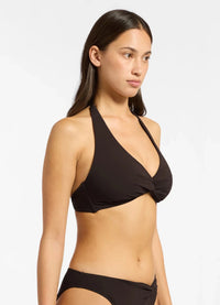 Jets Jetset D/DD Twist Front Top J40403D-DD Jetset D/DD Twist Front Top Splash Swimwear Bikini Tops Chocolate / 8 9349623206644