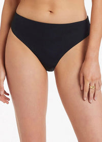 Jets Bikini Bottoms Jetset Full Coverage Pant - Black