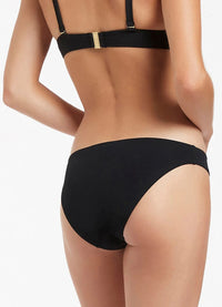 Jets Jetset Hipster - Black Splash Swimwear Bikini Bottoms