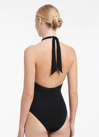 Jets Jetset Plunge One Piece - Black* Splash Swimwear One Pieces