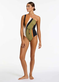 Jets One Pieces Sorella One Shoulder One Piece - Multi Jets Sorella One Shoulder One Piece - Multi