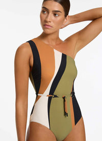 Jets One Pieces Sorella One Shoulder One Piece - Multi Jets Sorella One Shoulder One Piece - Multi