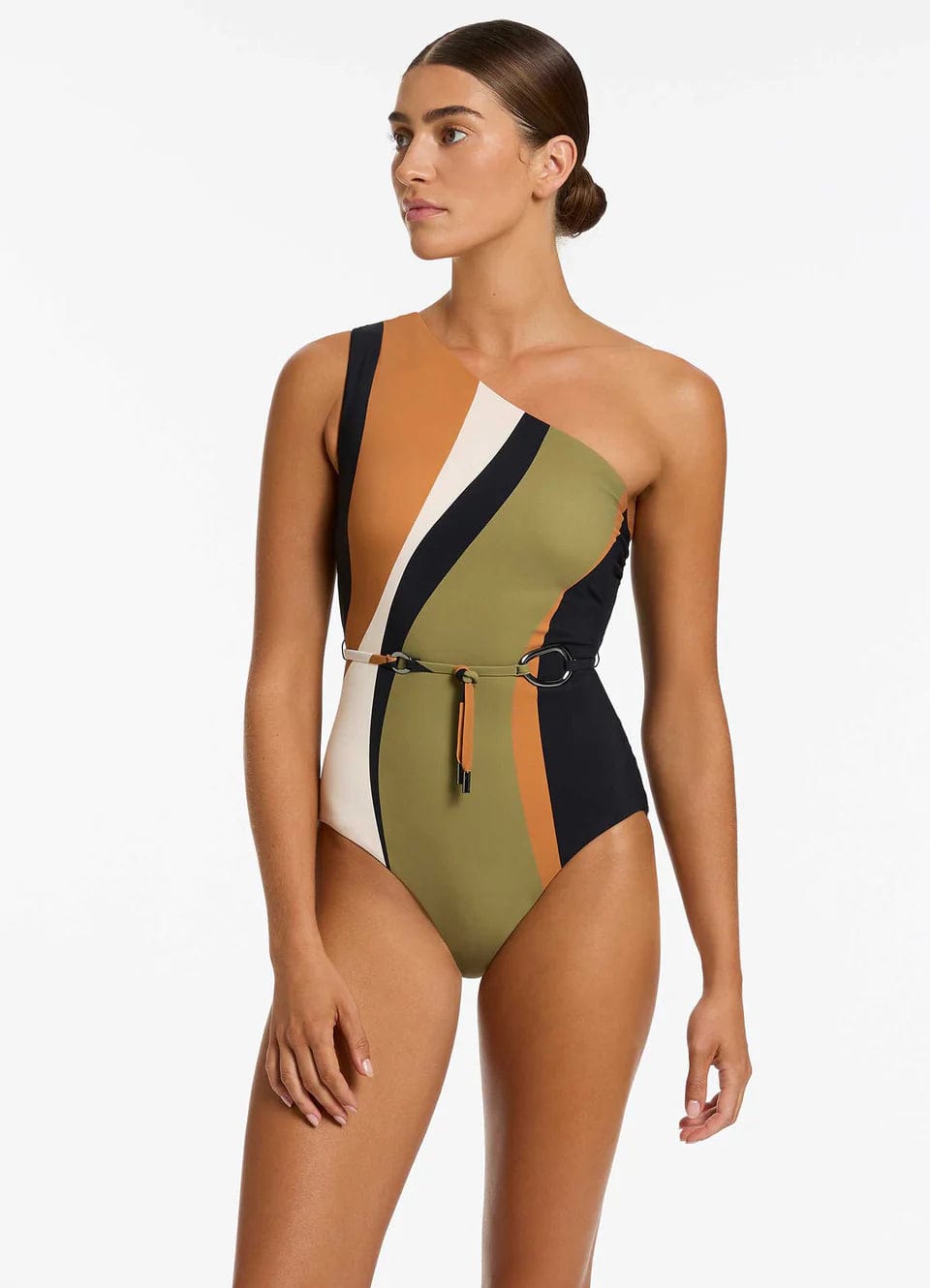 Jets One Pieces Sorella One Shoulder One Piece - Multi Jets Sorella One Shoulder One Piece - Multi