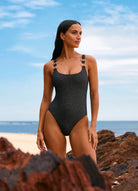 Jets Tirari Nights Scoop Neck One Piece Jets Tirari Nights Scoop Neck One Piece Splash Swimwear One Pieces