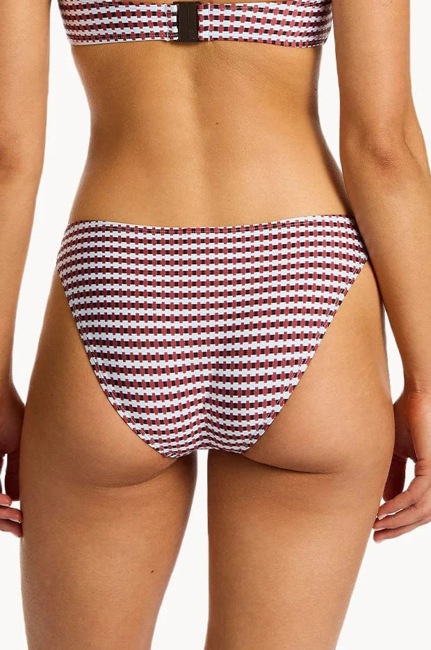 Jets Zarla Geo Hipster Pant - Ruby Jets Zarla Geo Hipster Pant - Ruby Splash Swimwear Bikini Bottoms