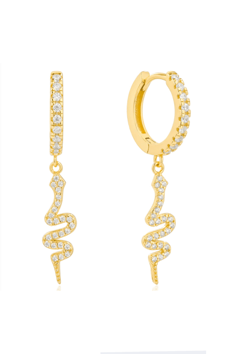 Jewel Citizen Sophia Earrings - Gold Splash Swimwear Jewellery 1000016538