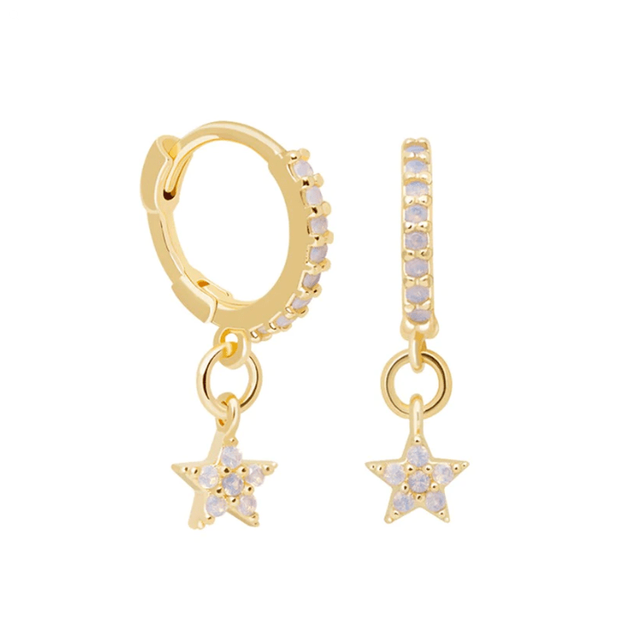 Jewel Citizen Starry Night Earrings - Gold Splash Swimwear Jewellery 1000016539