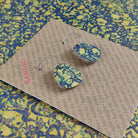 Kami-So Square Recycled Paper Earrings - Large Hoop Square Recycled Paper Earrings - Large Hoop Splash Swimwear