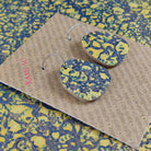 Kami-So Square Recycled Paper Earrings - Large Hoop Square Recycled Paper Earrings - Large Hoop Splash Swimwear