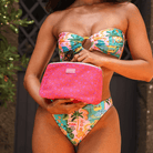 Kulani Kinis Kulani Kinis Beach Pouch - Kiss Me POUCH101 Kulani Kinis Beach Pouch - Kiss Me Splash Swimwear O/S