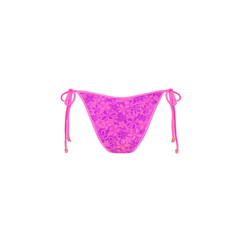 Kulani Kinis Kulani Kinis Bind Dipped Cheeky Tie Bikini Bottom -Bubble Berry Kulani Kinis Bind Dipped Cheeky Tie Bikini Bottom -Bubble Berry Splash Swimwear