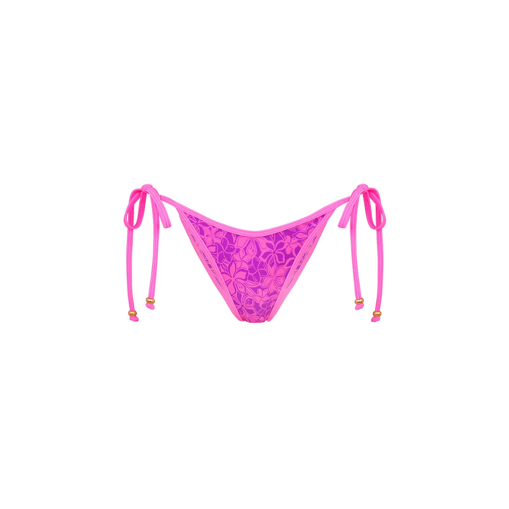 Kulani Kinis Kulani Kinis Bind Dipped Cheeky Tie Bikini Bottom -Bubble Berry Kulani Kinis Bind Dipped Cheeky Tie Bikini Bottom -Bubble Berry Splash Swimwear