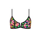 Kulani Kinis Kulani Kinis Bind Slim V Crop Bikini Top - Midnight Glow Kulani Kinis Bind Slim V Crop Bikini Top - Midnight Glow Splash Swimwear