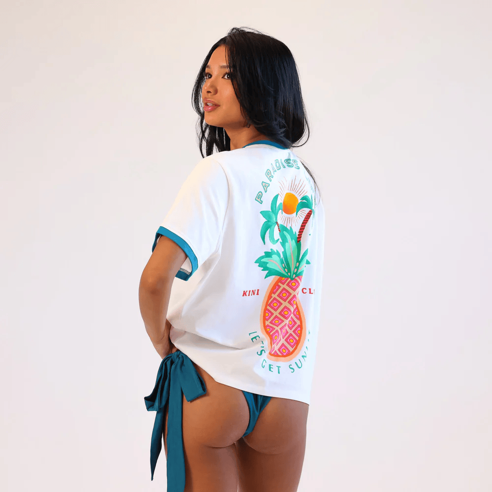Kulani Kinis Kulani Kinis Boyfriend Bind Tee - Kini Club Kulani Kinis Boyfriend Bind Tee - Kini Club Splash Swimwear