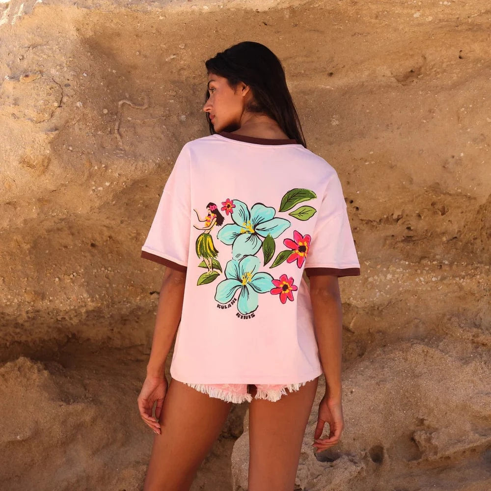 Kulani Kinis Kulani Kinis Boyfriend Bind Tee - Luna Belle Kulani Kinis Boyfriend Bind Tee - Luna Belle Splash Swimwear T-shirt