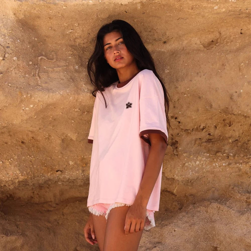 Kulani Kinis Kulani Kinis Boyfriend Bind Tee - Luna Belle Kulani Kinis Boyfriend Bind Tee - Luna Belle Splash Swimwear T-shirt