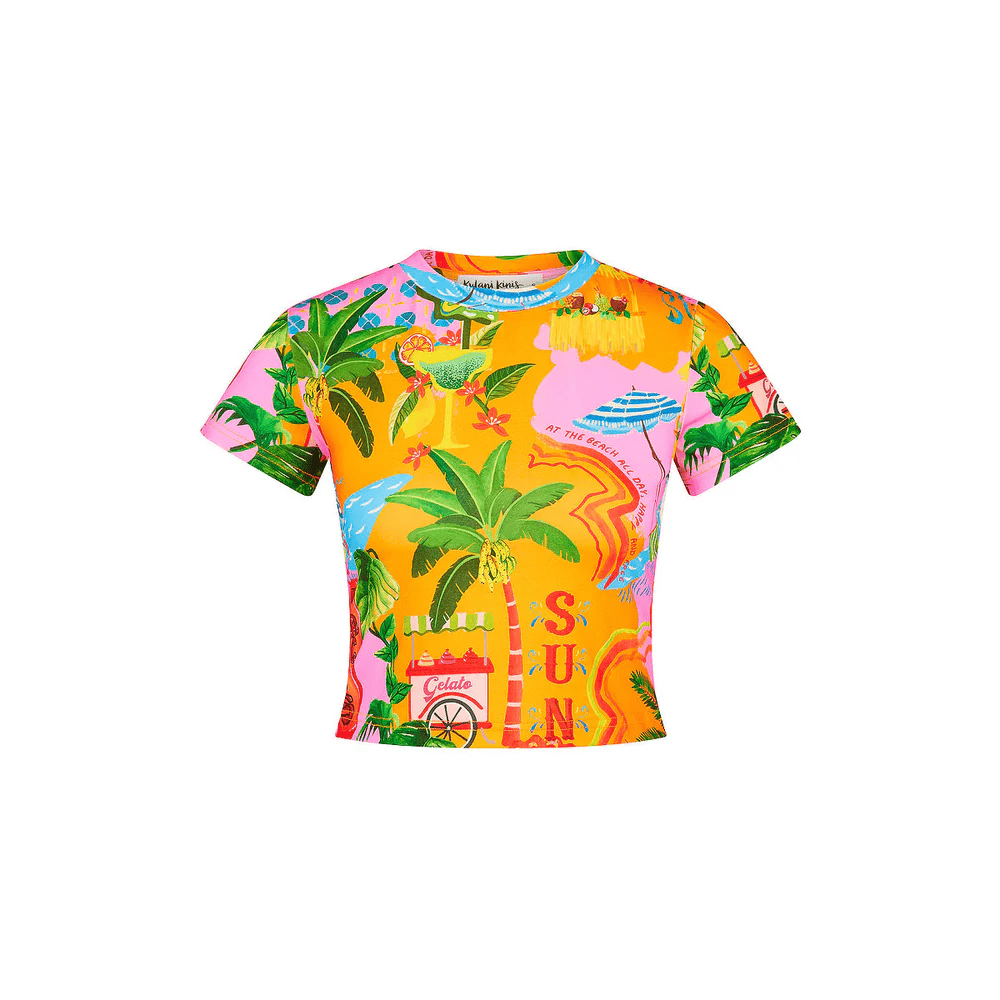 Kulani Kinis Kulani Kinis Classic Baby Tee - Sunlit Spritz Kulani Kinis Classic Baby Tee - Sunlit Spritz Splash Swimwear