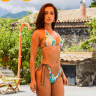 Kulani Kinis Kulani Kinis Dipped Cheeky Tie Bikini Bottom - Sunlit Spritz Kulani Kinis Dipped Cheeky Tie Bikini Bottom - Sunlit Spritz Splash Swimwear