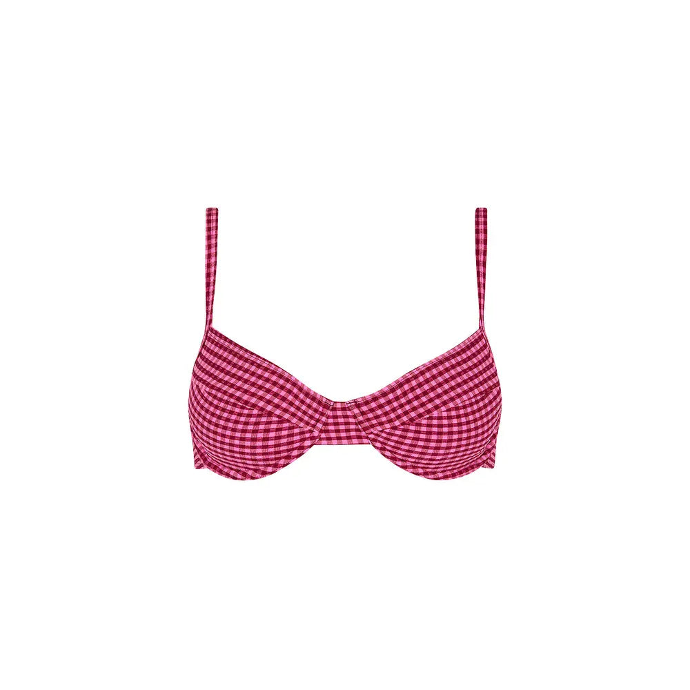 Kulani Kinis Kulani Kinis Ditzy Underwire Bra Bikini Top - Cherry Kiss Kulani Kinis Ditzy Underwire Bra Bikini Top - Sunlit Spritz Splash Swimwear Bikini Tops