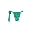 Kulani Kinis Kulani Kinis Emerald Aura Soft Tie Ruched Thong Bikini Bottom Kulani Kinis Emerald Aura Soft Tie Ruched Thong Bikini Bottom Splash Swimwear Bikini Bottoms