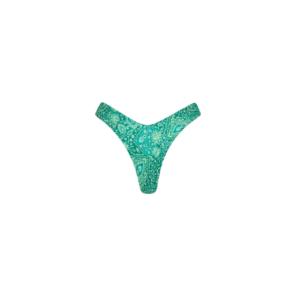 Kulani Kinis Kulani Kinis Emerald Aura Y Cheeky Bikini Bottom Kulani Kinis Emerald Aura Y Cheeky Bikini Bottom Splash Swimwear Bikini Bottoms