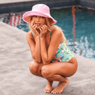 Kulani Kinis Kulani Kinis Frayed Corduroy Bucket Hat - Pink Lemonade Kulani Kinis Frayed Corduroy Bucket Hat - Pink Lemonade Splash Swimwear Hats