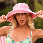 Kulani Kinis Kulani Kinis Frayed Corduroy Bucket Hat - Pink Lemonade Kulani Kinis Frayed Corduroy Bucket Hat - Pink Lemonade Splash Swimwear Hats