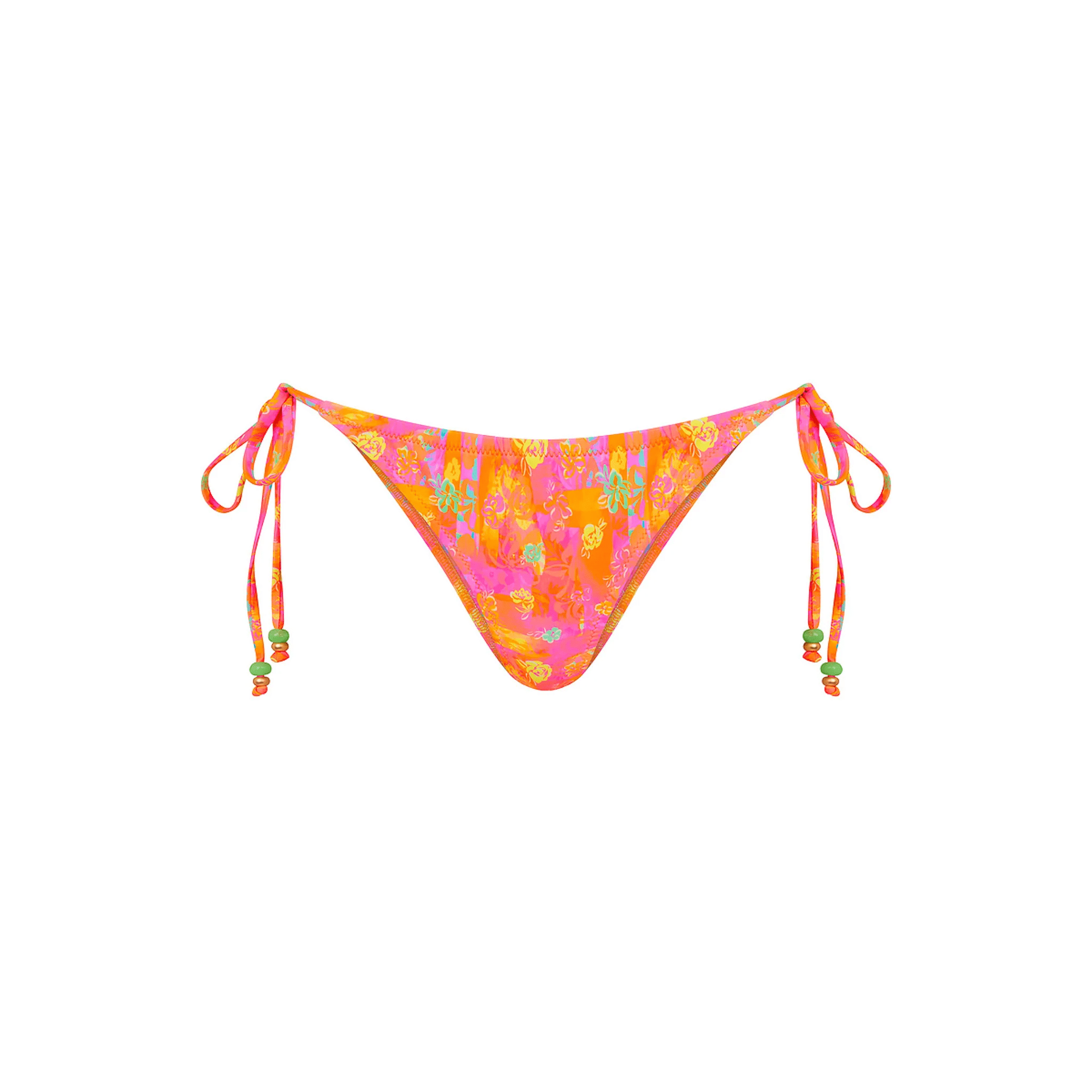 Kulani Kinis Kulani Kinis Full Coverage Tie Bikini Bottom - Sunrise Kiss Kulani Kinis Full Coverage Tie Bikini Bottom - Sunrise Kiss Splash Swimwear Bikini Bottoms
