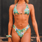 Kulani Kinis Kulani Kinis Halter Bralette Bikini Top - Sunlit Spritz Kulani Kinis Halter Bralette Bikini Top - Sunlit Spritz Splash Swimwear